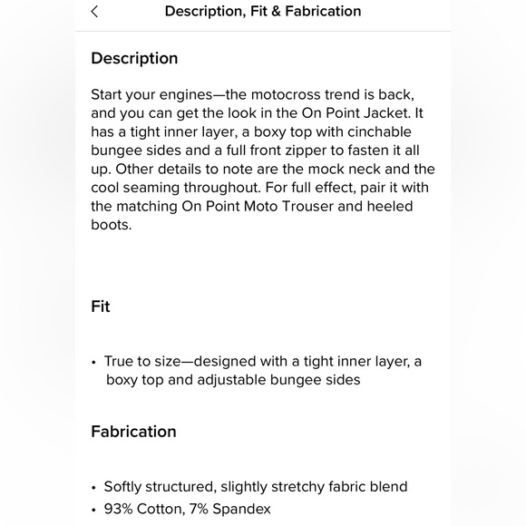 Alo On Point Moto Cropped Jacket - Picture 5 of 8